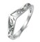 BORUO Stackable Ring, Sterling Silver Chevron Thumb Band Size 9
