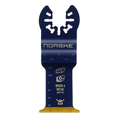Norske Tools NOTP204 1-1/4 inch Metal Flush Cut Titanium Oscillating Multi Tool Accessory Blade