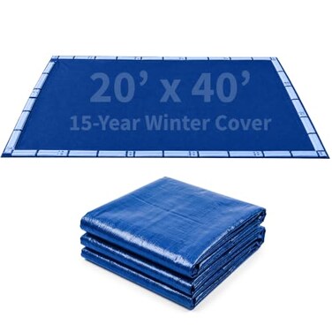 Blue Wave Arctic Armor 20x40-ft Rectangular In-Ground Pool Winter Cover