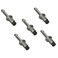 LDEXIN 5pcs 1/4" Shank to 3/8-24UNF Thread Round Shank Lock Screw Drill Chuck Adapter Drill Chuck Adapter
