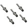 LDEXIN 5pcs 1/4" Shank to 3/8-24UNF Thread Round Shank Lock Screw Drill Chuck Adapter Drill Chuck Adapter