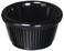 Winco Fluted Ramekins, 2-Ounce, Black