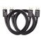 Cable Matters 2-Pack 4K DisplayPort to DisplayPort Cable, Black, 6ft