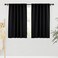 RYB HOME Short Blackout Curtains for Small Kitchen Cafe Bathroom Window