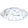 FindingKing 200 Earring Puff Display Pads White Stud Post