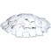 FindingKing 200 Earring Puff Display Pads White Stud Post