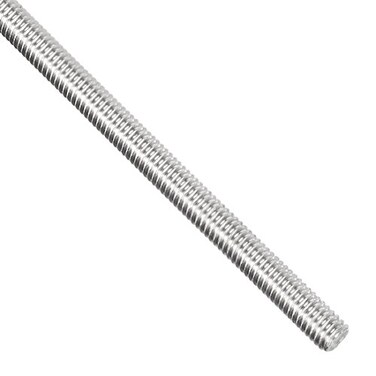 uxcell M4 Fully Threaded Rod, 304 Stainless Steel, 250mm Length, 0.7mm Thread Pitch, Left Hand Threads