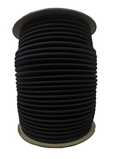 APCC 3/8" x 100 FT. Shock Cord - BLK