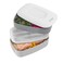 Bentgo Classic Stackable 3-Compartment Adult Bento-Style Lunch Box