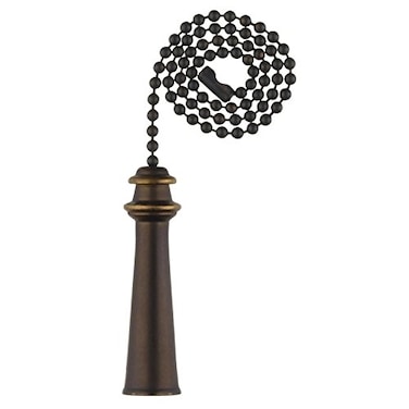 Westinghouse 7721400 Trophy Pull Chain, Oil Rubbed Bronze, 1 Pack
