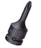 Genius Tools 1/2" Dr. PH.3 Phillips Impact Bit Socket, 60mmL ,CR-Mo- 4460R03