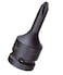 Genius Tools 1/2" Dr. PH.3 Phillips Impact Bit Socket, 60mmL ,CR-Mo- 4460R03