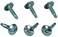 Schneider Electric Square D - S106 Load Center Cover Replacement Screws, 6-Pack, Silver, 6 Count