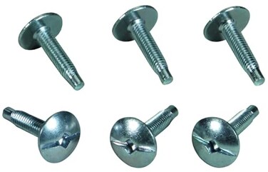 Schneider Electric Square D - S106 Load Center Cover Replacement Screws, 6-Pack, Silver, 6 Count