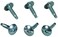 Schneider Electric Square D - S106 Load Center Cover Replacement Screws, 6-Pack, Silver, 6 Count