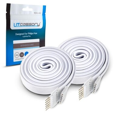 Litcessory Extension Cable for Philips Hue V3/WiZ Lightstrip