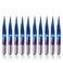 Genmitsu 10Pcs Nano Blue Coat Engraving Bits, 15 Degree 0.1mm Tip 1/8" Shank Conical V-Bit