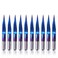 Genmitsu 10Pcs Nano Blue Coat Engraving Bits, 15 Degree 0.1mm Tip 1/8" Shank Conical V-Bit