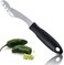 FIOTOK Jalapeno Corer Tool with Serrated Slice and Rubber Handle