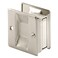 Prime-Line N 7238 Pocket Door Handle and Pull, 2-1/2 inch L X 1-3/8 inch W X 2-3/4 inch D, Solid, Satin Nickel Plated ,Single Pack