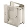 Prime-Line N 7238 Pocket Door Handle and Pull, 2-1/2 inch L X 1-3/8 inch W X 2-3/4 inch D, Solid, Satin Nickel Plated ,Single Pack