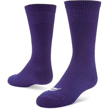 Sof Sole Baseball/Softball Over-the-Calf Team Athletic Performance Socks ,2 Pair, Small, Purple