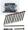 Phillips Velocity 2 1/4 Concrete Screws Kit with RedSeal Moisture Barrier ,Flat Head, Size 1/4“ Includes 12 High-Performance Concrete Screw PCS, 1 Drill Bit, and 1 Driver Bit