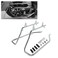 ECOTRIC Saddle Bag Conversion Brackets Support Compatible with 84-17 Harley