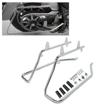 ECOTRIC Saddle Bag Conversion Brackets Support Compatible with 84-17 Harley