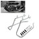 ECOTRIC Saddle Bag Conversion Brackets Support Compatible with 84-17 Harley