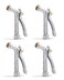 Gilmour Solid Metal Hose Spray Nozzle with Threaded Front - Garden Watering - 573TF, 4 Pack