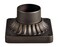 Kichler Pedestal Mount Adapter Light, Rubbed Bronze