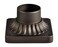 Kichler Pedestal Mount Adapter Light, Rubbed Bronze