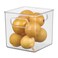 iDesign Plastic Pantry Storage Organizer Bin, 6" x 6" x 6