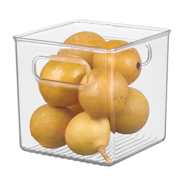 iDesign Plastic Pantry Storage Organizer Bin, 6" x 6" x 6