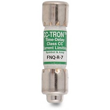 Bussmann FNQ-R-7, 7 Amp ,7A600V Midget Time-Delay Class CC Fuse