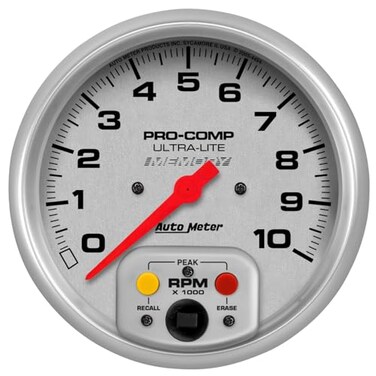Auto Meter 4494 Ultra-Lite In-Dash Single Range Tachometer 5.000 in.