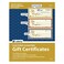 Adams Gift Certificates, Laser/Inkjet Compatible, 3-Up, 30 per Pack with Envelopes ,GFTLZ,White