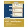 Adams Gift Certificates, Laser/Inkjet Compatible, 3-Up, 30 per Pack with Envelopes ,GFTLZ,White