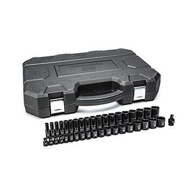 GEARWRENCH 39 Pc 1/2" Dr 6 Pt Standard/Deep Impact SAE Socket Set84947N