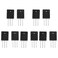 Fdit 2SC5200 Audio Power Transistor Pair, High Power Matched Output Replacement for Amplifier Repair Silicon Black 5 Pairs 10Pcs 2SA1943 and 2SC5200 Complementary Set