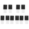 Fdit 2SC5200 Audio Power Transistor Pair, High Power Matched Output Replacement for Amplifier Repair Silicon Black 5 Pairs 10Pcs 2SA1943 and 2SC5200 Complementary Set