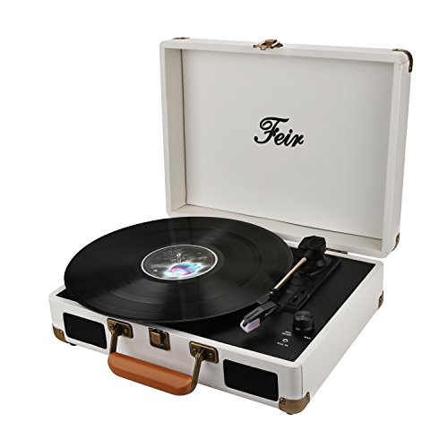 feir Feir Vinyl Record Player Bluetooth With Speakers bluetooth