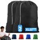 Handy Laundry Nylon Laundry Bag XL Locking Drawstring Black 2 Pack