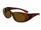 LensCovers Small Polarized Fit Over Sunglasses, Brown, Brown Lens