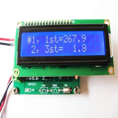 Taidacent 1pcs Harmonic Distortion Meter ac Power Frequency Spectrum Analyzer 10Hz1kHz