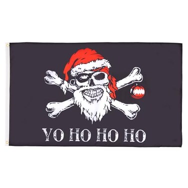 AZ FLAG Yo Ho Ho Pirate Flag 3x5 ft 100D Polyester 2 Grommets