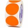 ChromaLabel 2 Inch Round Orange Stickers, 500/Roll