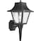 Progress Lighting Mansard Large Outdoor Wall Lantern Light, Black
