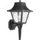 Progress Lighting Mansard Large Outdoor Wall Lantern Light, Black